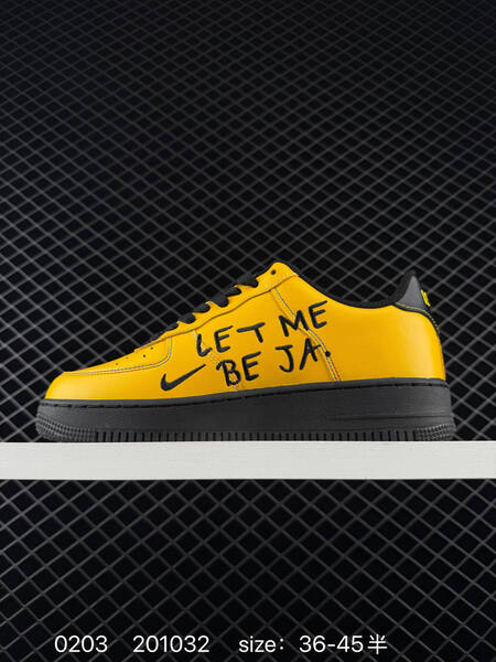 Nike Air Force 1 07 Low GX yellow black EU 36-45 lifestyle