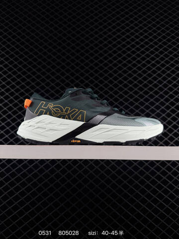 HOKA ONE ONE Speedgoat 7 Black White Grey EU 36-45 Trail Shoe Trail Running Sneakers - Unisex (BS-86220)