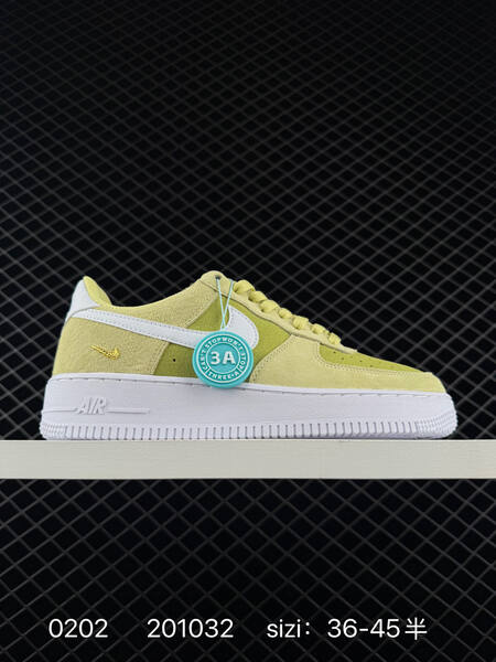 Nike Air Force 1 07 yellow-green white 36-45 lifestyle