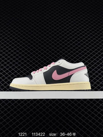 Jordan Air Jordan 1 Low 553558 125 White Black Beige Light Blue EU 36-46 Sneaker - Unisex (BS-80018)