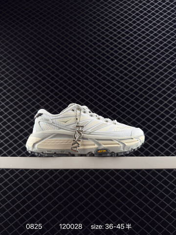 HOKA ONE ONE Mafate Speed 2 White Light Grey Cream EU 36-45 Trail Shoe Trail Running Sneakers - Unisex (BS-86470)
