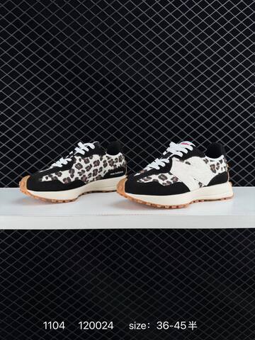 New Balance 327 black white brown leopard gum EU 36-45 sneaker