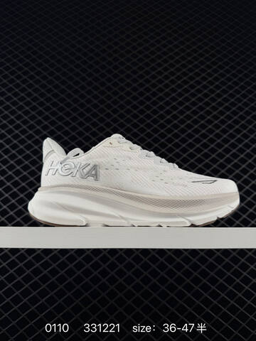 HOKA ONE ONE Clifton 7 White Light Blue Blue Yellow EU 36-47 Running Shoe Running Sneakers - Unisex (BS-86327)