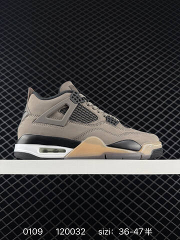 Jordan Air Jordan 4 Retro OG Taupe Black White EU 36-47 Basketball Shoe - Unisex (BS-79865)