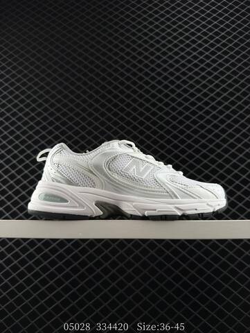 New Balance 530 White Silver Pink EU 36-45 Running Shoe - Unisex (BS-83387)