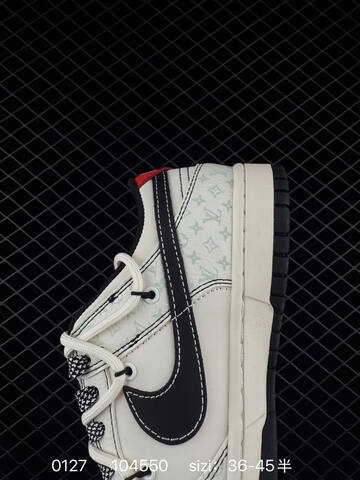 Jordan Air Jordan 1 Retro Low x Louis Vuitton Off White Black Light Green Red EU 36-45 Sneaker - Unisex (BS-79751)