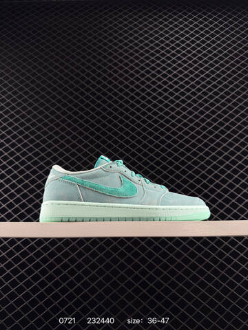 Jordan Air Jordan 1 Low Mint Green Teal White EU 36-47 Sneaker - Unisex (BS-81035)