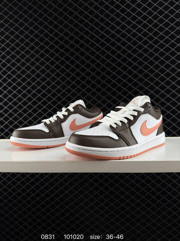 Jordan Air Jordan 1 Low White Brown Peach EU 36-46 Sneaker - Unisex (BS-80800)