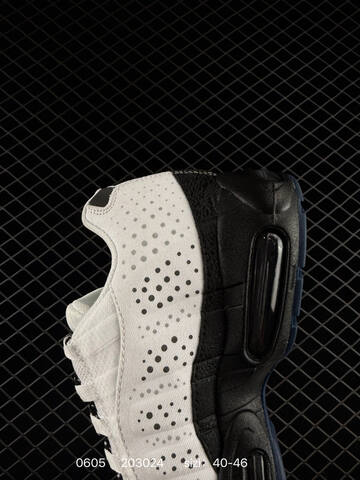 Nike Air Max 95 TT White Black Dark Blue EU 40-46 Running - Men's (BS-70958)