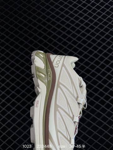 Salomon XT-6 Cream Beige Olive Brown EU 36-45 5 Trail Shoe Trail Running Sneakers - Unisex (BS-85953)