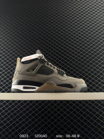 Jordan Air Jordan 4 Retro Cave Stone FV5029 200 Cave Stone Black White Brown EU 36-48 Basketball Shoe - Unisex (BS-80647)