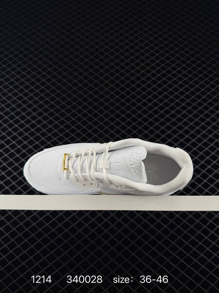 Nike Air Max 90 white with gold accents 36-46 casual lifestyle