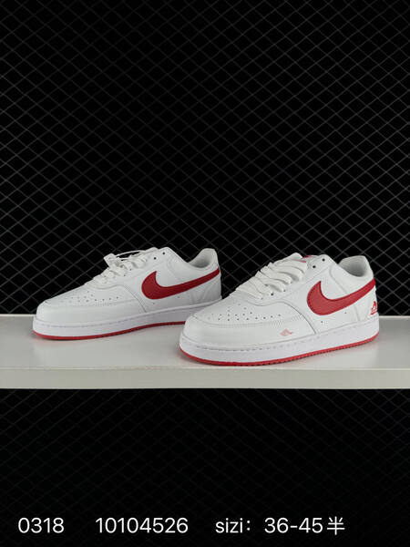 Nike Court Vision 1 Low white red EU 36-45 casual lifestyle