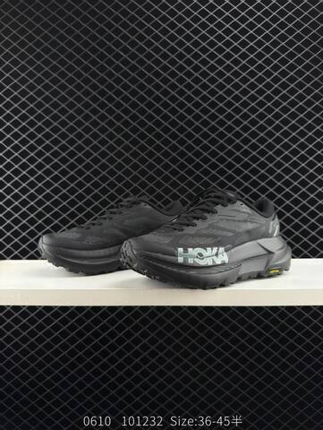 HOKA ONE ONE Mafate X Black Grey Silver EU 36-45 Running Shoe Running Sneakers - Unisex (BS-86610)