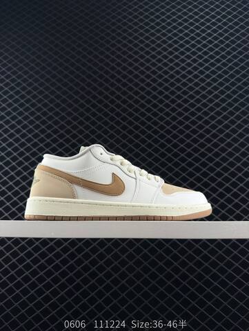 Jordan Air Jordan 1 Low Black Red White Beige Brown EU 36-46 Sneaker - Unisex (BS-81250)