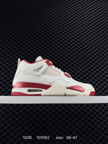 Jordan Air Jordan 4 Retro Off White Red EU 36-47 Basketball Shoe - Unisex (BS-80417)