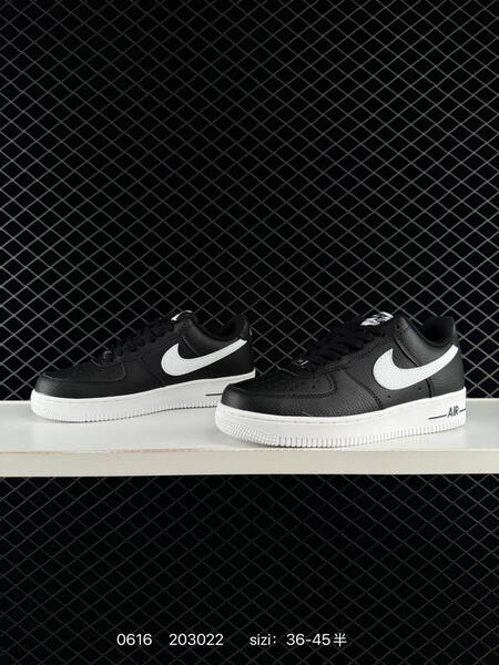 Nike Air Force 1 Low black white silver EU 36-45 sneaker