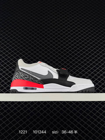 Jordan Air Jordan Legacy 312 Low White Black Grey Red EU 36-46 Basketball Shoe - Unisex (BS-80015)