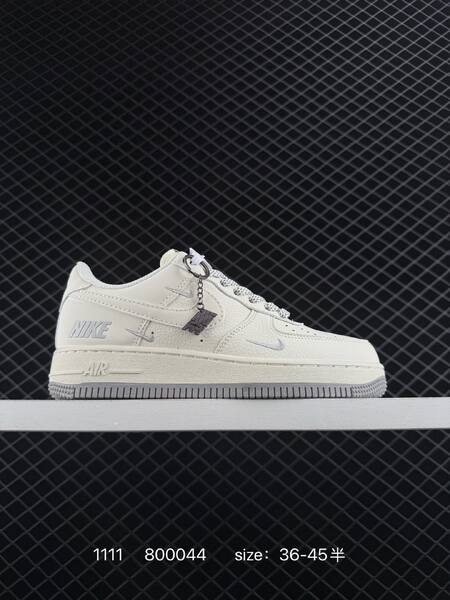 Nike Air Force 1 Low white cream with grey accents EU 36-45 casual lifestyle
