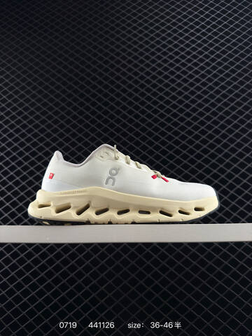 On Cloudtilt Light Gray Cream EU 36-46 Running Shoe Running Sneakers - Unisex (BS-85525)