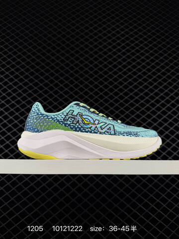 HOKA ONE ONE Mach X Black White Yellow Pink EU 36-45 Running Shoe Running Sneakers - Unisex (BS-86363)