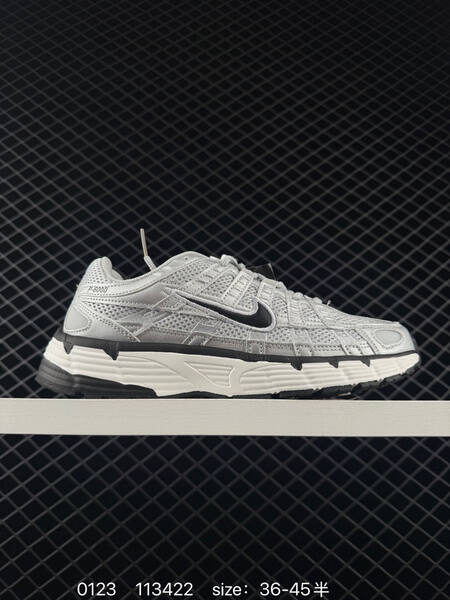 Nike P-6000 Silver Black White EU 36-45 running lifestyle