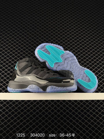 Jordan Air Jordan 11 Retro High Gamma Blue Black Gamma Blue Translucent Blue EU 36-45 Basketball Shoe - Unisex (BS-79995)