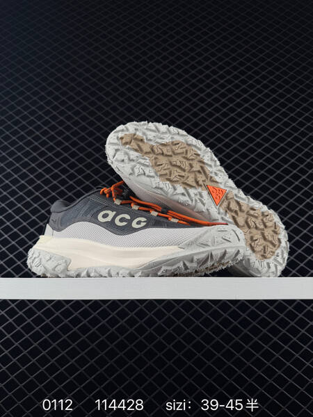 Nike ACG Mountain Fly 2 Low GTX grey black white with orange laces 39-45 trail lifestyle