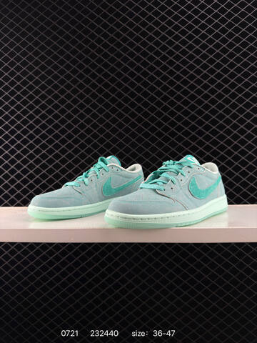 Jordan Air Jordan 1 Low Mint Green Teal White EU 36-47 Sneaker - Unisex (BS-81035)
