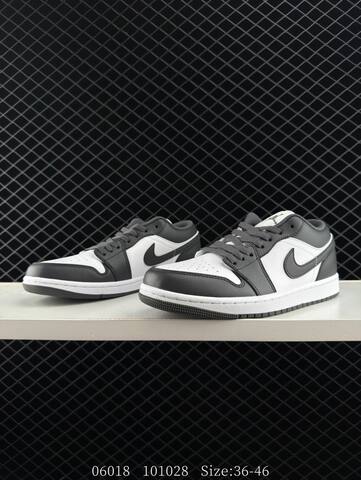 Jordan Air Jordan 1 Low White Dark Grey EU 36-46 Sneaker - Unisex (BS-81186)