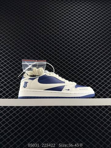 Jordan Air Jordan 1 Low Travis Scott Reverse Mocha DM7866-002 Sail Navy Blue White EU 36-45 Skate Shoe - Unisex (BS-81276)