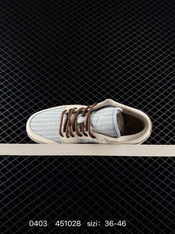 Jordan Air Jordan 1 Low Sail Light Blue Brown Grey EU 36-46 Sneaker - Unisex (BS-79550)