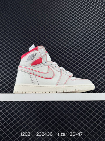 Jordan Air Jordan 1 Retro High DZ5485-010 Sail Red White EU 36-47 Basketball Shoe - Unisex (BS-80122)