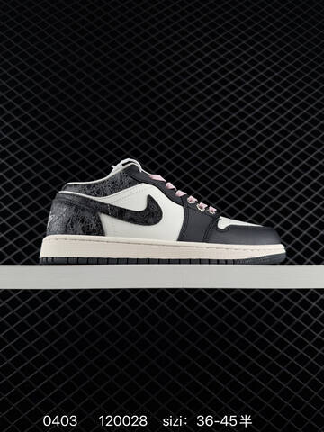 Jordan Air Jordan 1 Low White Black Light Pink Sail EU 36-45 Skate Shoe - Unisex (BS-79558)