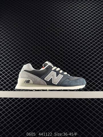New Balance 574 Dark Grey Light Grey Off White Black EU 36-45 Sneaker - Unisex (BS-83356)