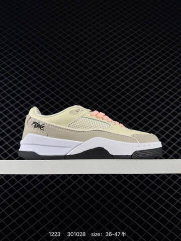 Jordan Air Jordan 4 Retro Cream Light Grey Pink White Black EU 36-47 Basketball Shoe - Unisex (BS-80006)