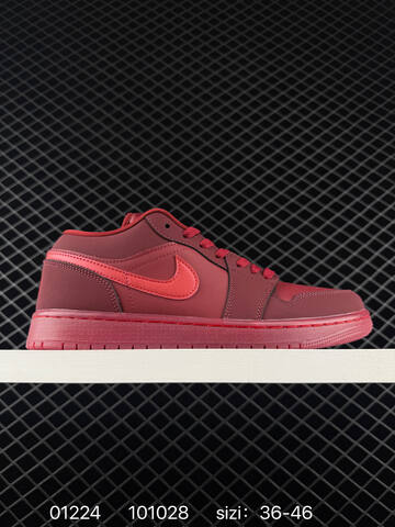 Jordan Air Jordan 1 Low OG IB7012-600 Burgundy Red EU 36-46 Sneaker - Unisex (BS-79781)