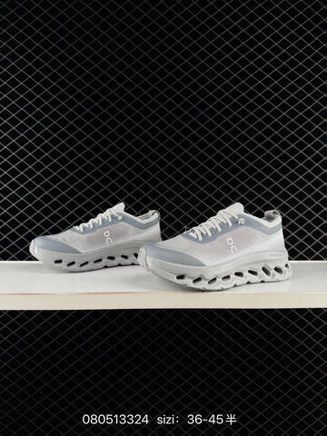 On Running Cloud Cloudtec Phase Light Grey White EU 36-45 Running Shoe Running Sneakers - Unisex (BS-84936)