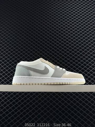 Jordan Air Jordan 1 Low SE CN White Grey Beige EU 36-46 Sneaker - Unisex (BS-81319)