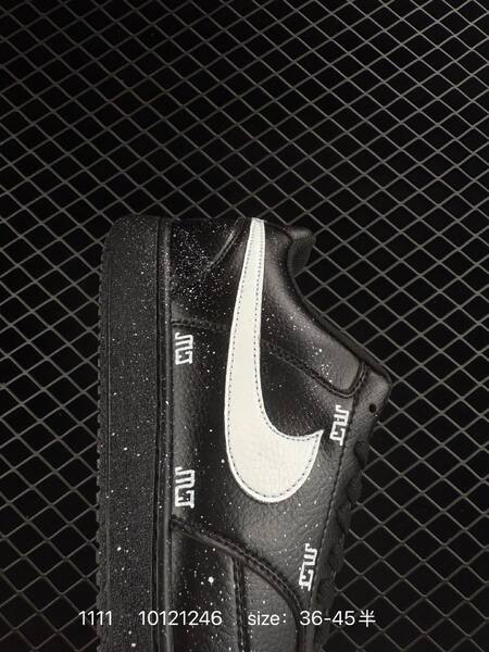 Nike Air Force 1 black white speckled EU 36-45 lifestyle
