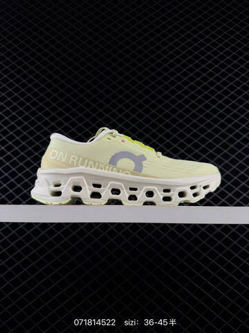 On Cloudmonster 3 Hyper HL14 White Grey Blue EU 36-45 Running Shoe Running Sneakers - Unisex (BS-85015)