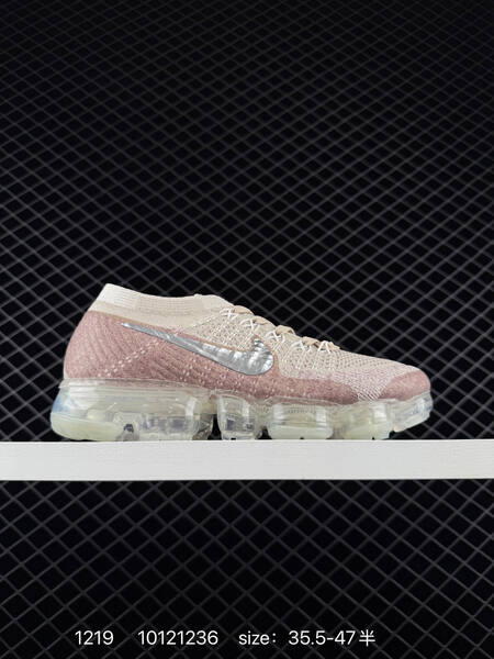 Nike Air VaporMax Flyknit White Pink 35 5-47 5 running lifestyle