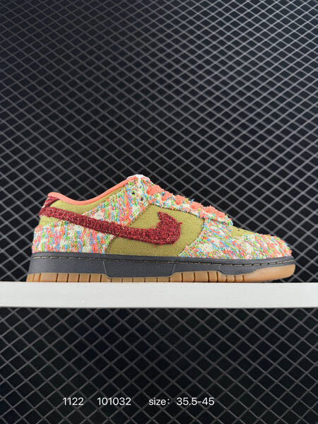 Nike SB Dunk Low multicolor olive red orange 35 5-45 skate lifestyle