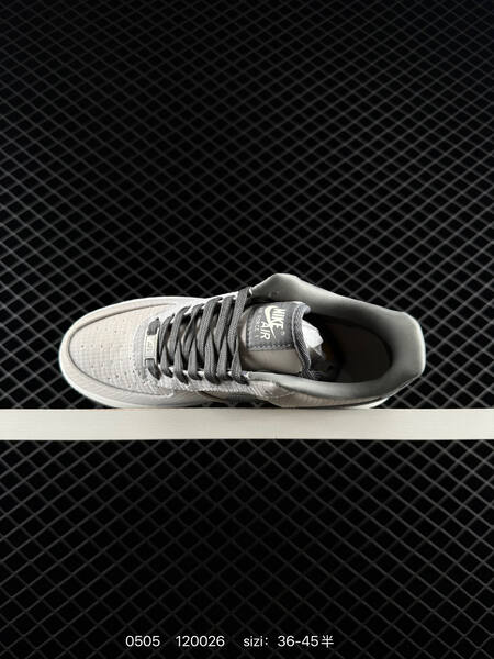 Nike Air Force 1 '07 light grey / white / dark grey EU 36-45 casual lifestyle