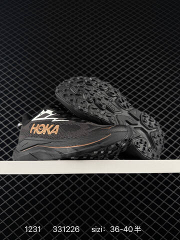 HOKA ONE ONE Clifton 10 Light Grey Peach Blue Red Dark Grey EU 36-40 Running Shoe Running Sneakers - Unisex (BS-86336)