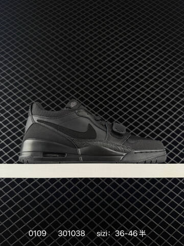 Jordan Air Jordan Legacy 312 Low Triple Black EU 36-46 Basketball Shoe - Unisex (BS-79855)