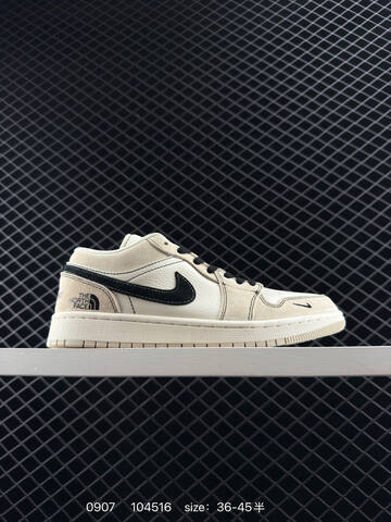 Jordan Air Jordan 1 Low Off White Grey Red EU 36-45 Sneaker - Unisex (BS-80748)