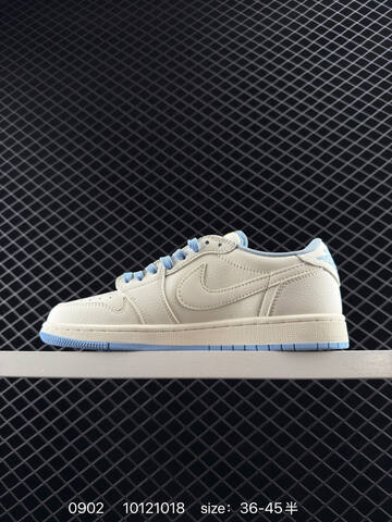Jordan Air Jordan 1 Low OG SP Travis Scott Fragment Sail Light Blue Cream EU 36-45 Sneaker - Unisex (BS-80785)