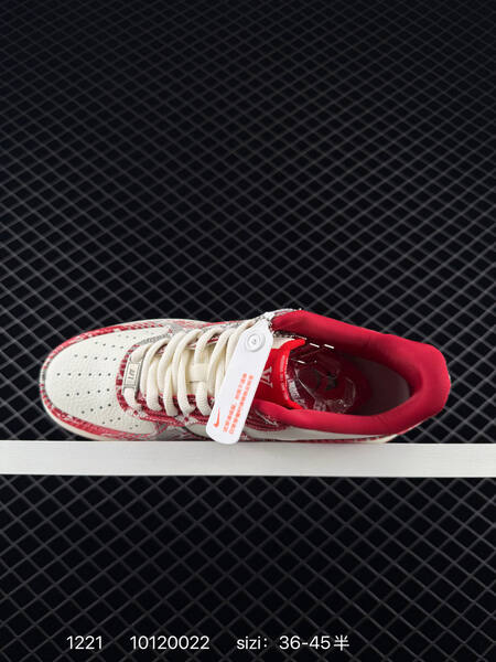 Nike Air Force 1 07 White Red EU 36-45 lifestyle