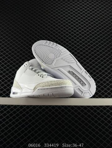 Jordan Air Jordan 3 Retro SE White Light Grey Silver EU 36-47 Basketball Shoe - Unisex (BS-81199)